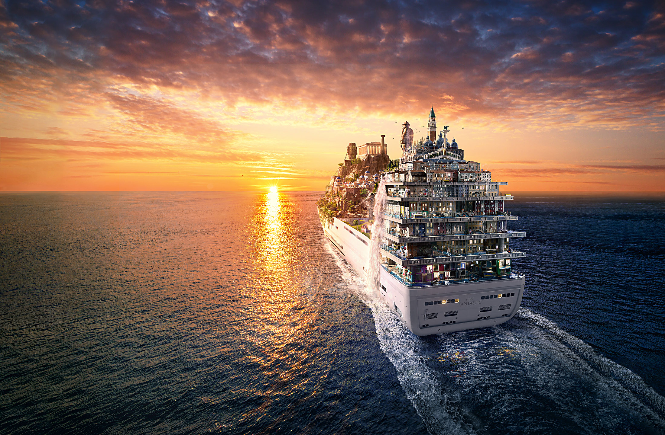 Sunset, Fantastic Cruise