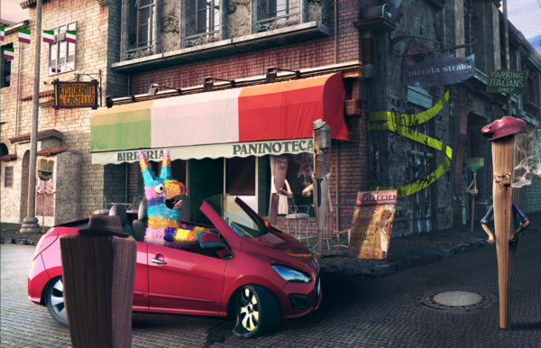 PiÃ±atas - bridgestone - Lamano Studio - Photography - Post Production - Illustration - Animation - CGI - Character Design - Craft