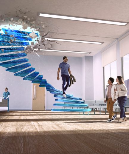 Stair, Medical office - USA